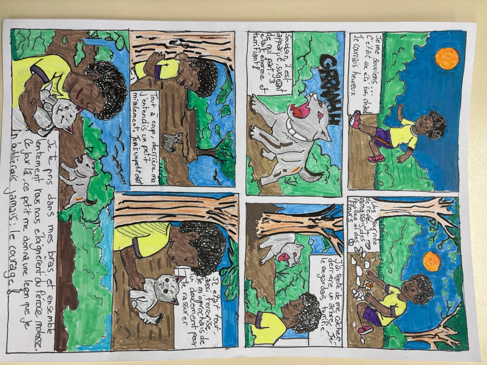 Extrait de la BD d'Assani EL-RAHIKI &mdash; 1er prix BDZ'îles